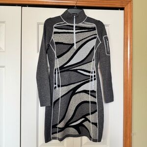 TITLE NINE Merino Wool Blend Tunic Sweater Dress